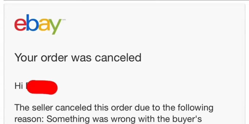 why your order gets cancelled
