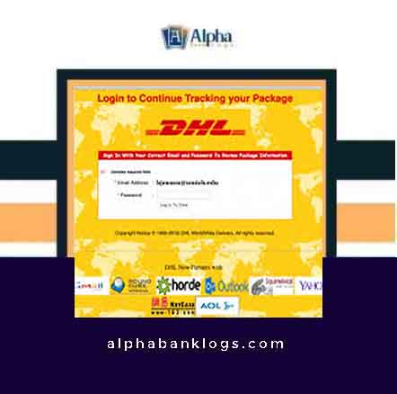 DHL 2 V1 Phishing page | Scam Page